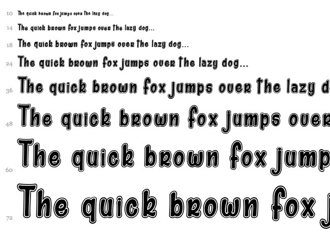 Mr Sunshine font waterfall